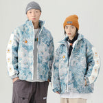 Charger l'image dans la galerie, Veste Japonaise Motif Floral 'Furawazu'
