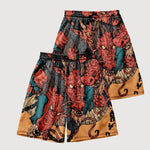 Charger l'image dans la galerie, Short Japonais Motif Dragon Rouge 'Doragon'
