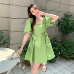 Charger l'image dans la galerie, Robe Japonaise Verte 'Dento'
