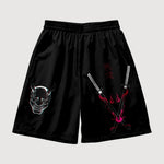 Charger l'image dans la galerie, Short Japonais Motif Katana 'Akuma's
