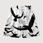Charger l'image dans la galerie, Short Japonais Motif Oiseaux 'Tori'
