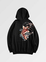 Charger l'image dans la galerie, Sweat Japonais Carpe Koï 'Kuro'
