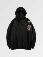 Charger l'image dans la galerie, Sweat Japonais Carpe Koï 'Kuro'

