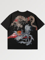 Charger l'image dans la galerie, T-shirt Japonais Brodé 'Dragon'
