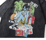 Charger l'image dans la galerie, T-shirt Japonais Vintage Oversize 'Dezain'
