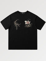 Charger l'image dans la galerie, T-shirt Japonais Brodé 'Renard'
