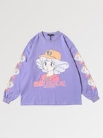 Charger l'image dans la galerie, T-shirt Anime Violet Manches Longues 'Logical'
