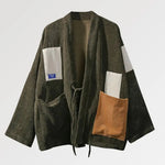 Charger l'image dans la galerie, Veste Kimono Velours 'Gurinkaki'
