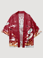 Charger l'image dans la galerie, Haori Japonais 'Kitsune'
