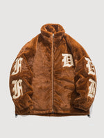 Charger l'image dans la galerie, Polaire Streetwear Marron 'Japanese'
